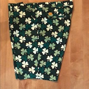 Loudmouth Golf Shorts - men’s size 46 Green Clover